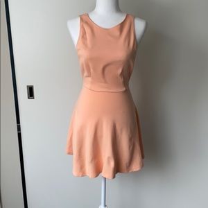 American apparel Ponte pink side-boob dress